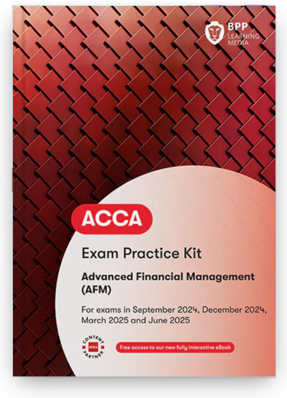 BPP ACCA Advanced Financial Management Exam Kit 2026