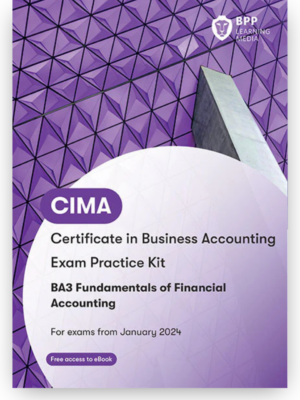 BPP CIMA BA3 Fundamentals of Financial Accounting Exam Kit eBook 2026