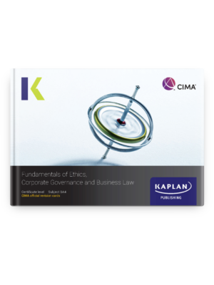 Kaplan CIMA BA4 Fundamentals of Ethics, Corporate Governance and Business Law Revision Cards 2026