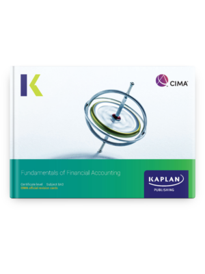 Kaplan CIMA BA3 Fundamentals of Financial Accounting Revision Cards 2026