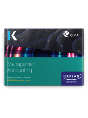 Kaplan CIMA P1 Management Accounting Revision Cards 2026