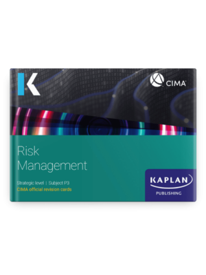 Kaplan CIMA P3 Risk Management Revision Cards 2026