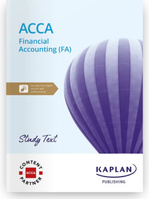 Kaplan ACCA FA Financial Accounting Study Text 2026