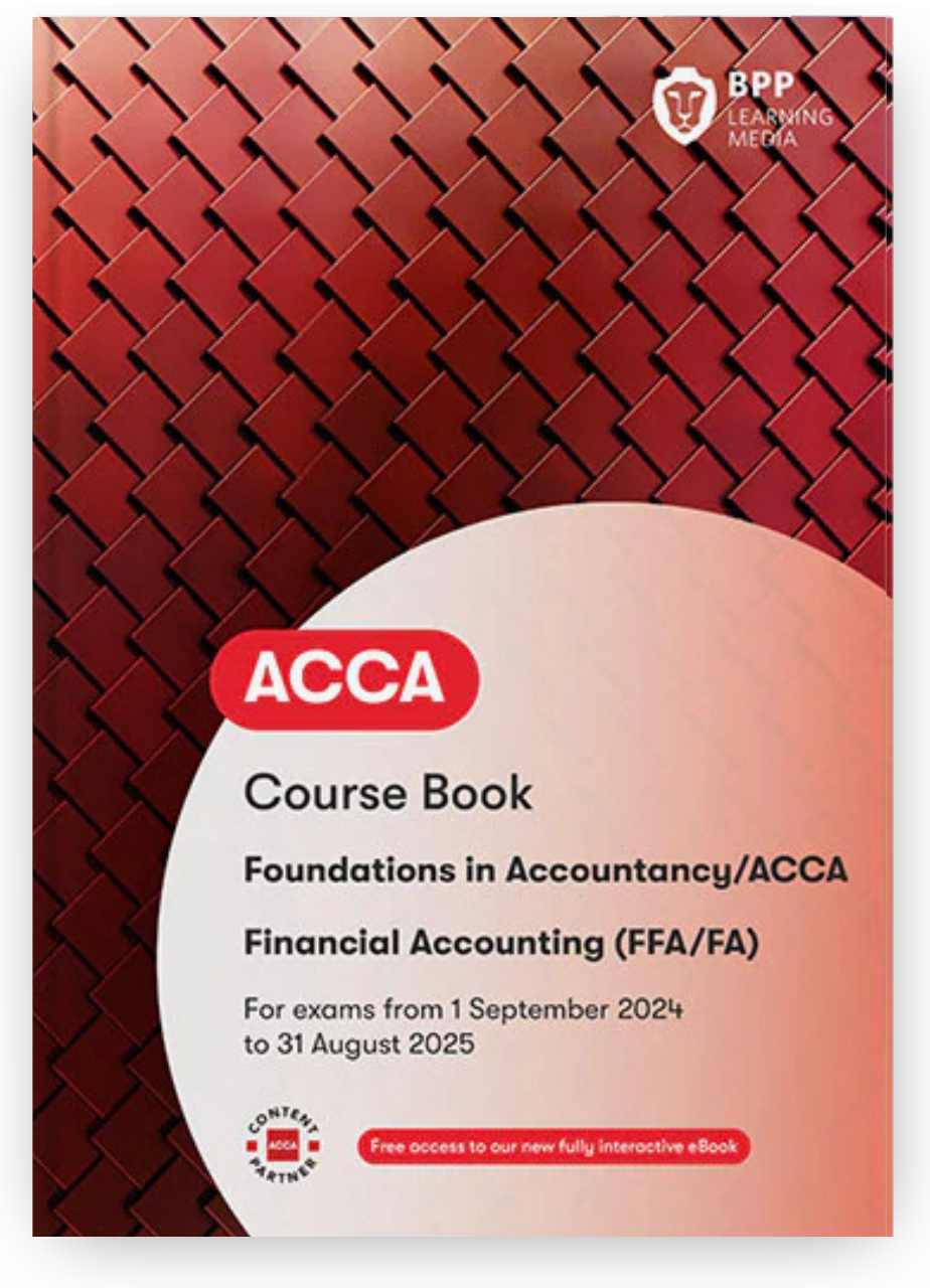 BPP ACCA FA Financial Accounting Course Book eBook 2026