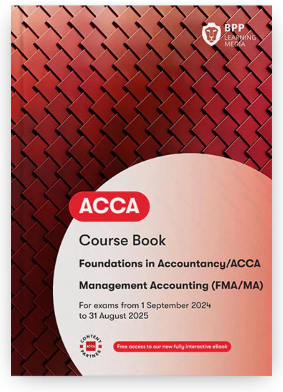 BPP ACCA MA Management Accounting Course Book 2026