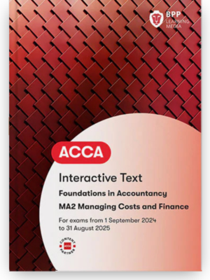 BPP FIA Managing Costs and Finances interactive Text eBook 2026