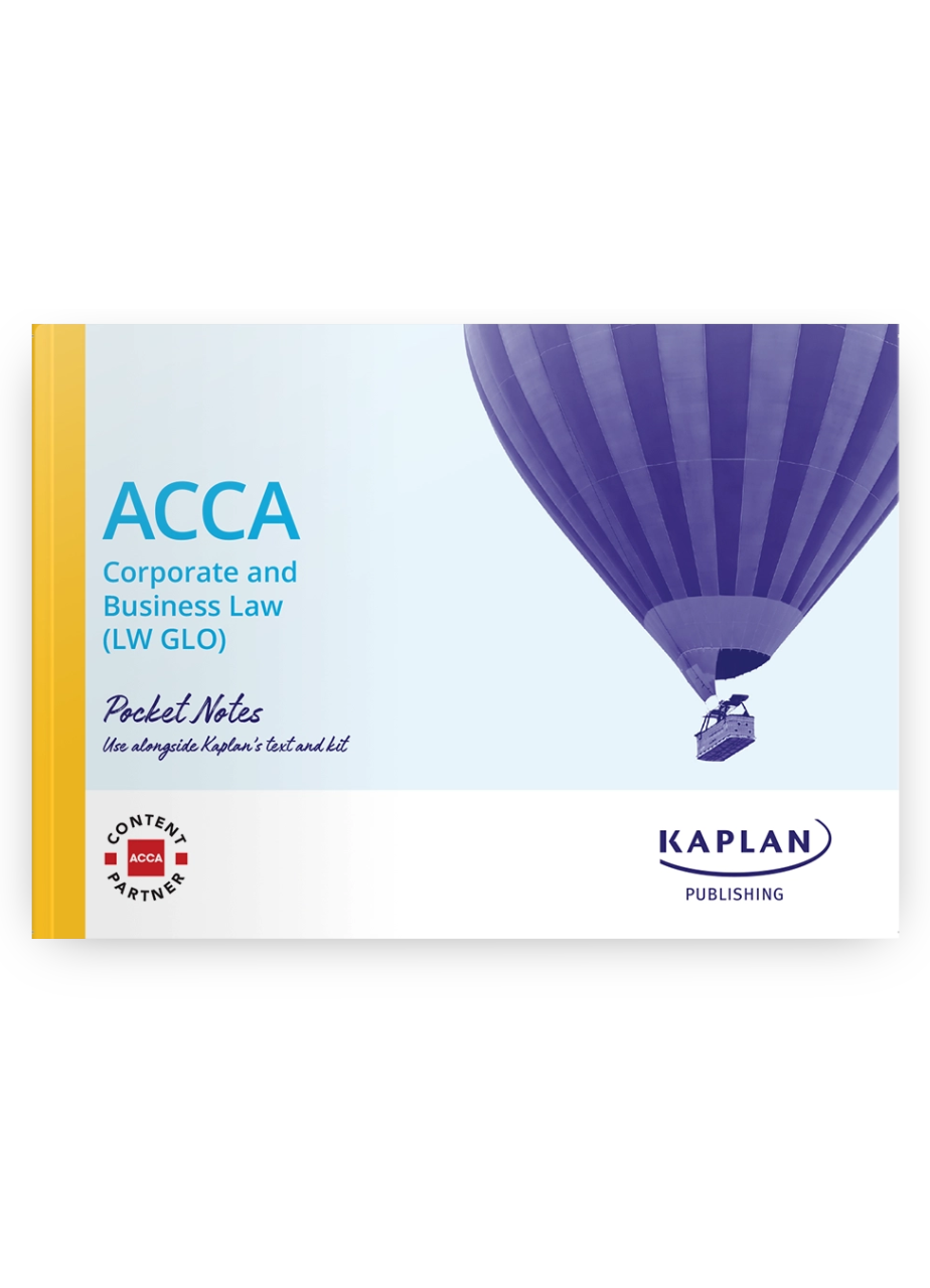 Kaplan ACCA LW Corporate and Business Law Pocket Notes 2026