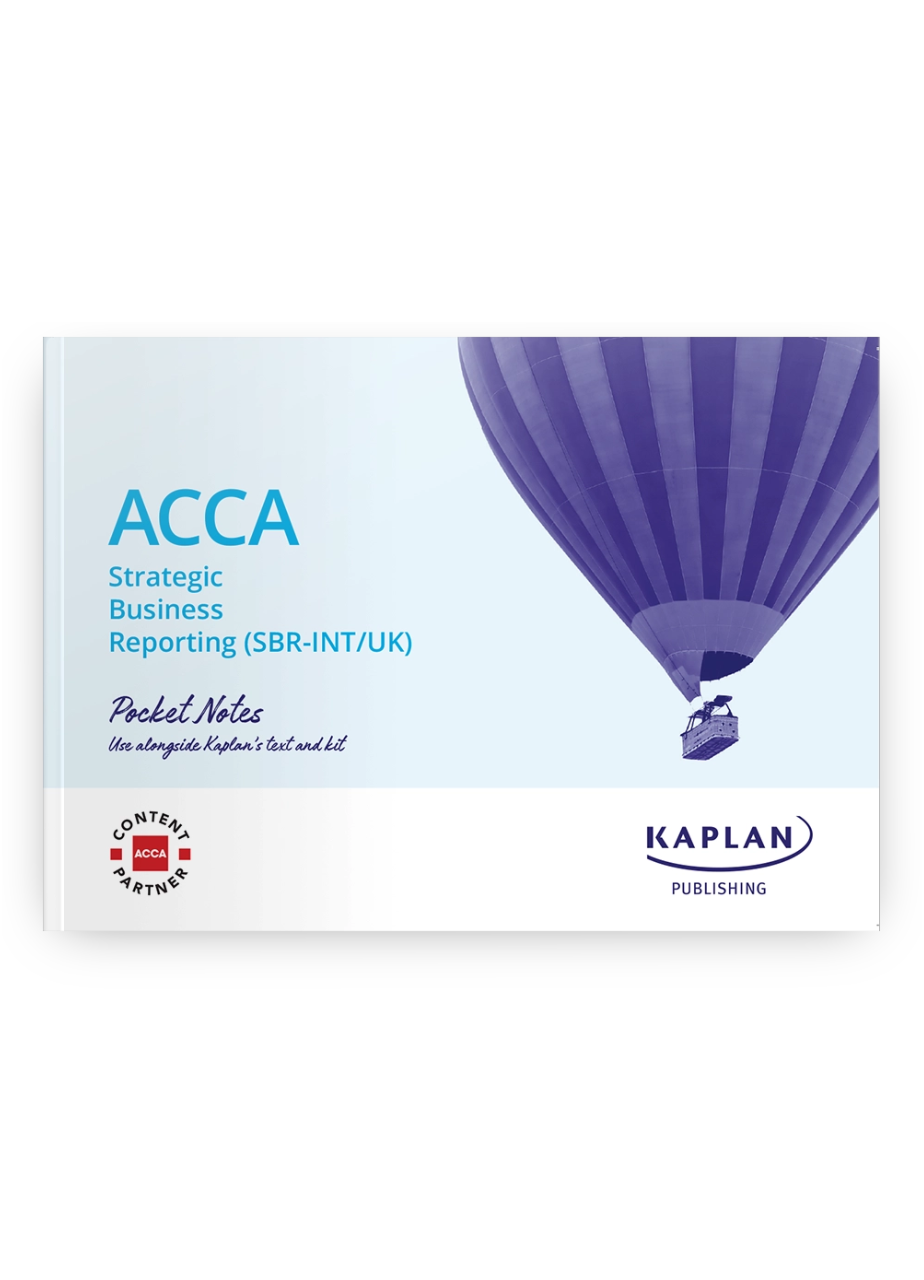 Kaplan ACCA SBR Strategic Business Reporting Pocket Notes 2026