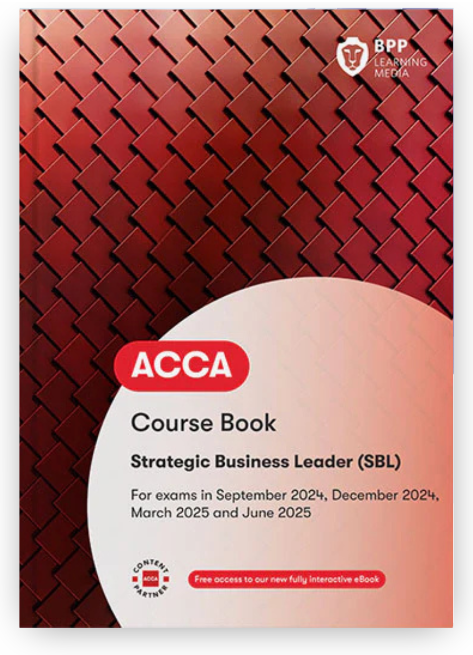 BPP ACCA Strategic Business Leader Course Book 2026