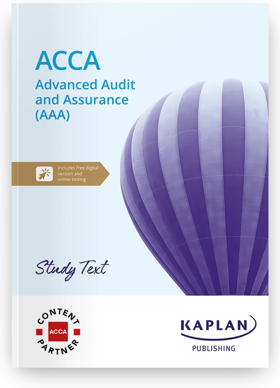 Kaplan ACCA AAA Advanced Audit and Assurance Study Text 2026