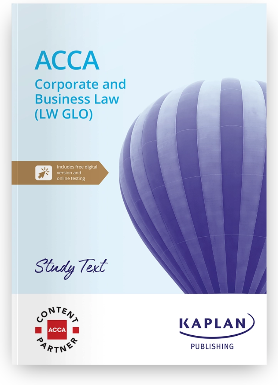 Kaplan ACCA LW Corporate and Business Law Study Text 2026