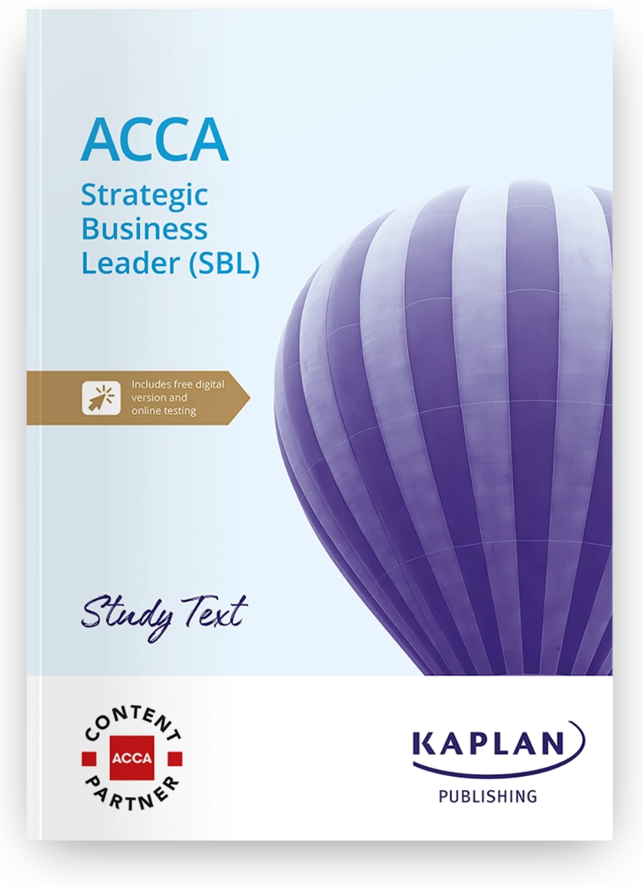Kaplan ACCA SBL Strategic Business Leader Study Text 2026
